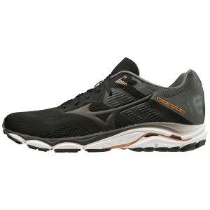 Mizuno Wave Inspire 16 Παπουτσια Για Τρεξιμο Ανδρικα - Μαυρα
